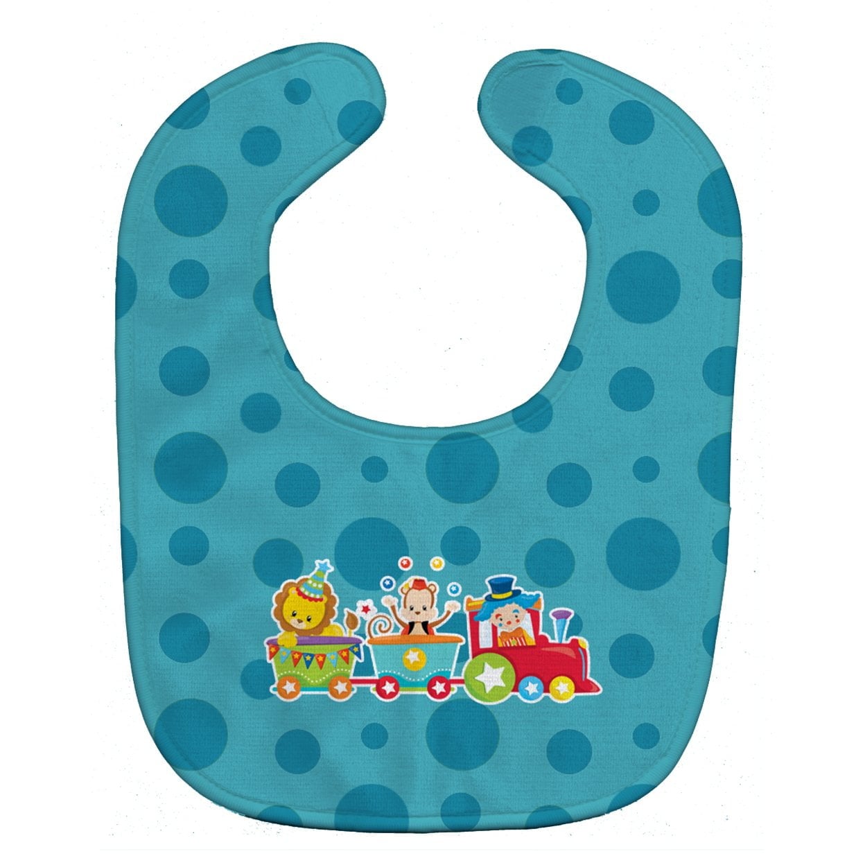 Circus Train Baby Bib