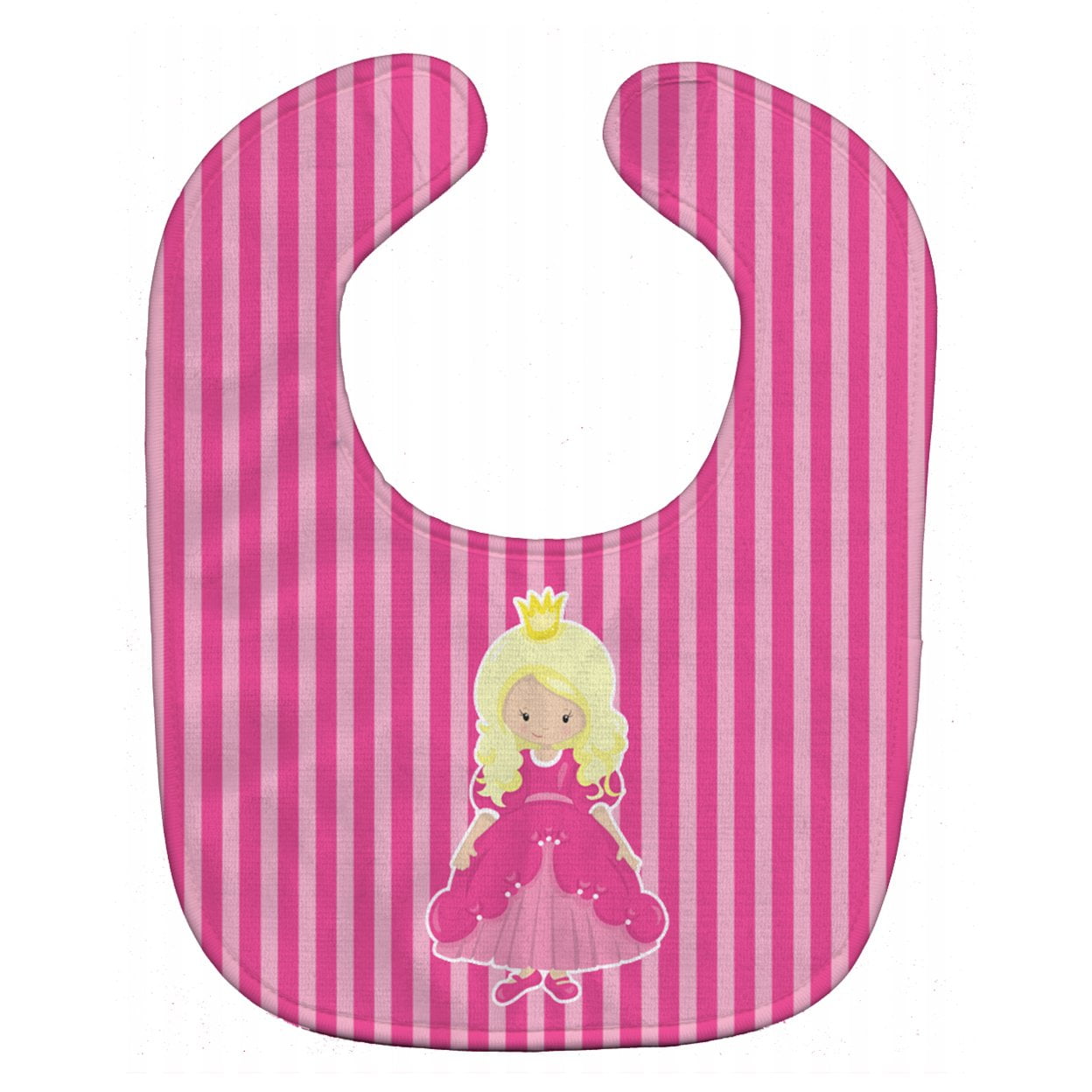 Blonde Girl Princess Baby Bib