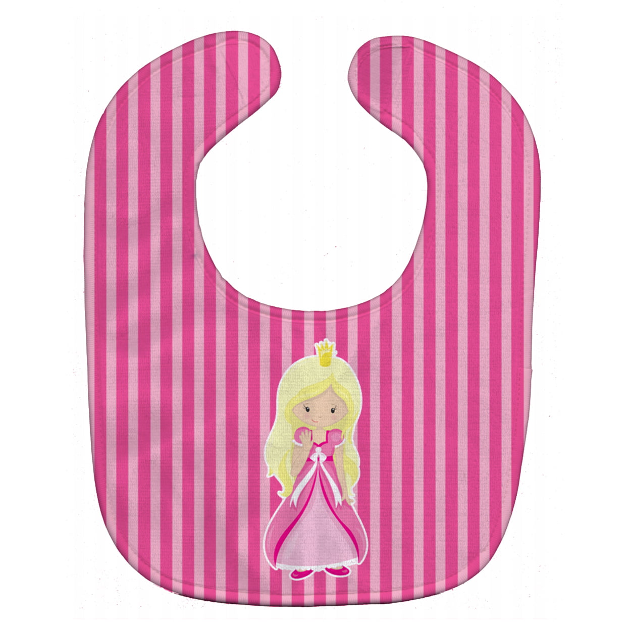 Blonde Girl Princess Baby Bib