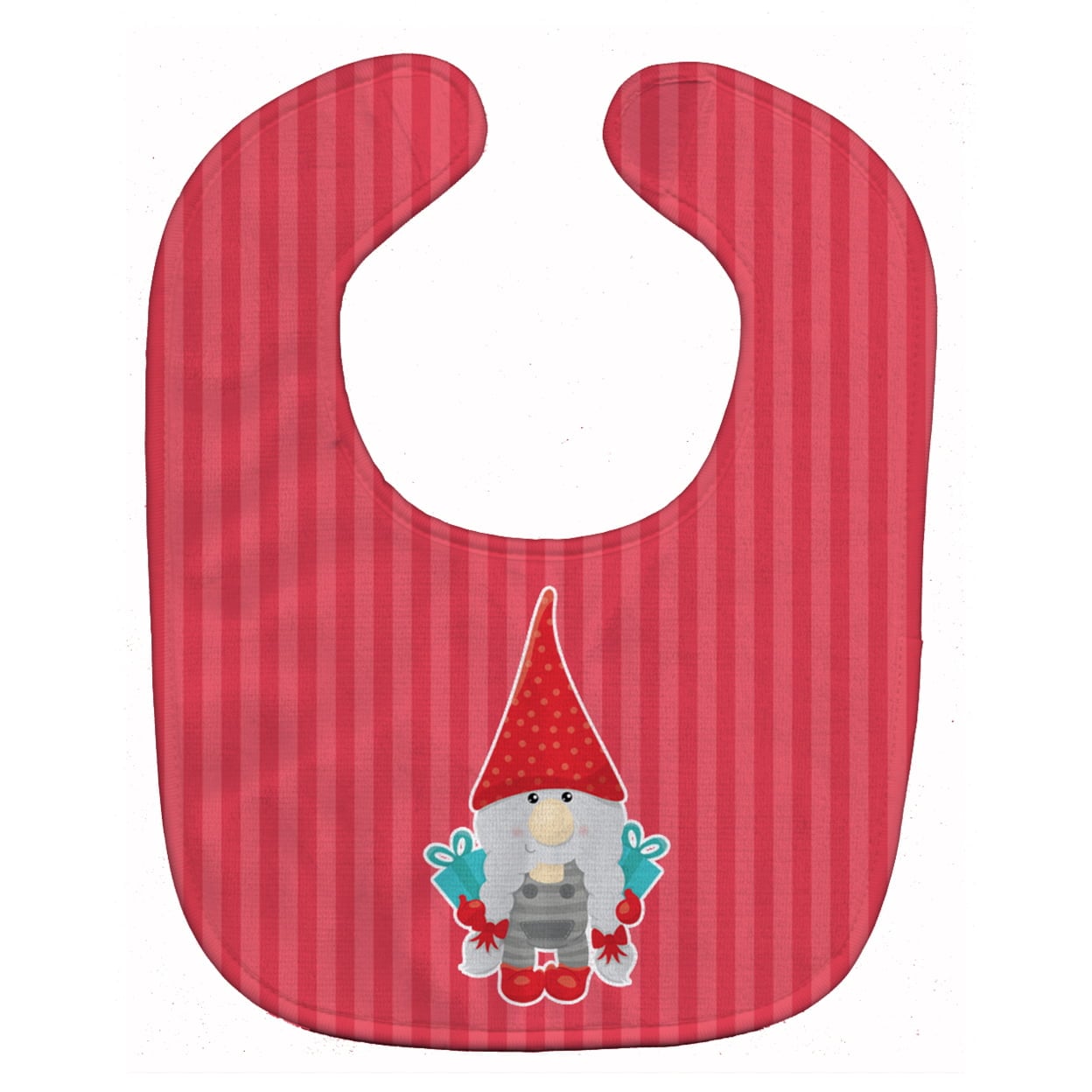 Christmas Gnome Baby Bib