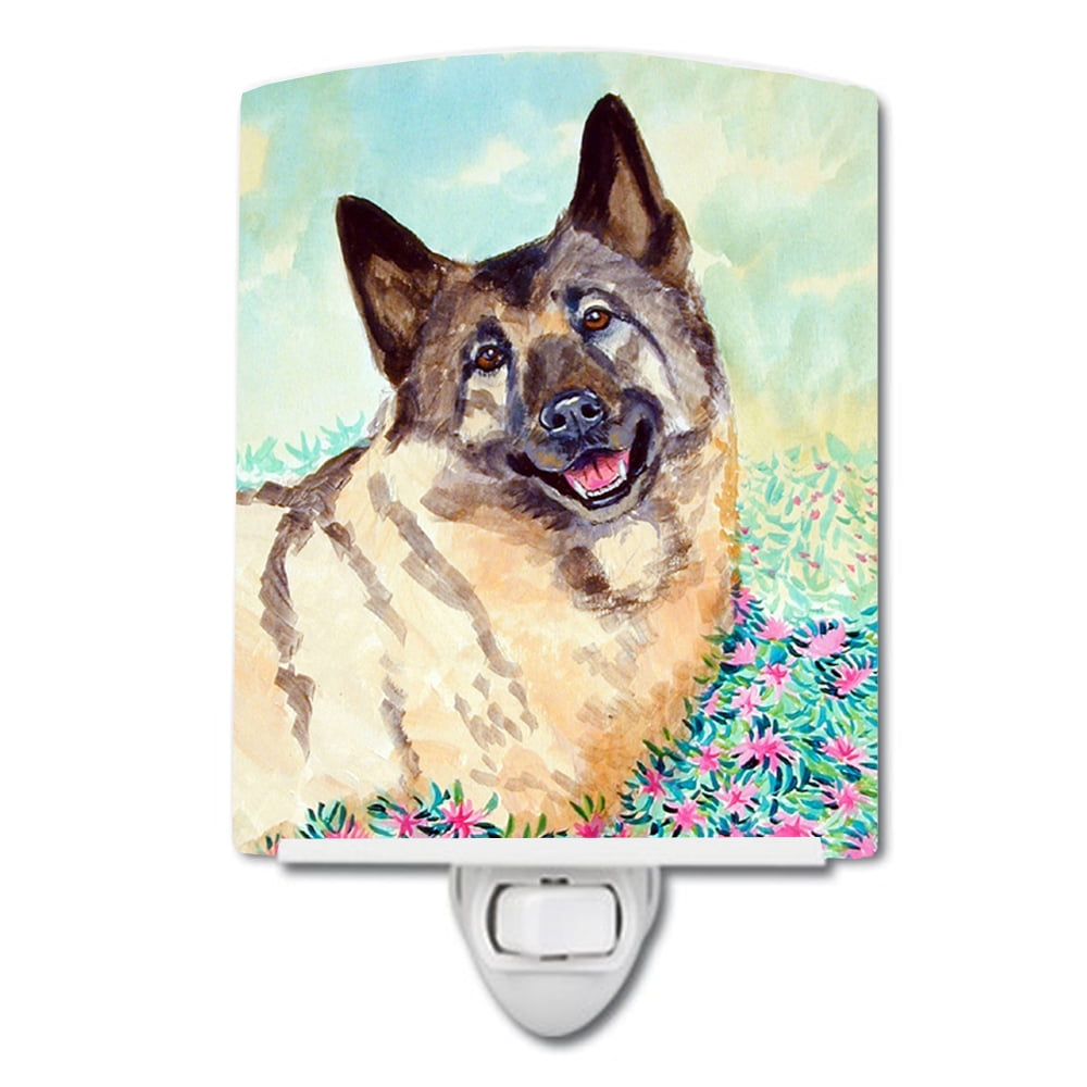 7231CNL Norwegian Elkhound Ceramic Night Light