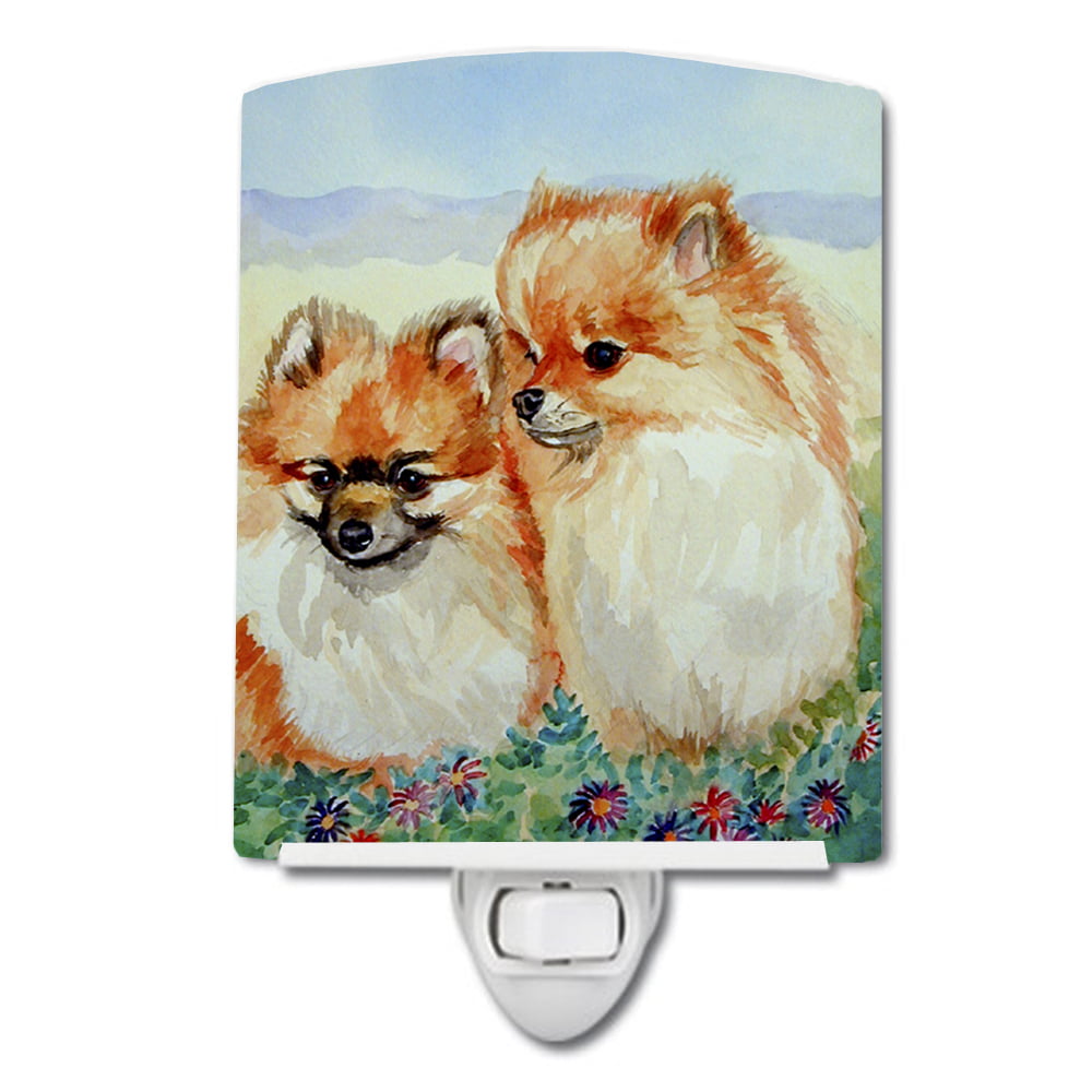 7262CNL Pomeranian Ceramic Night Light