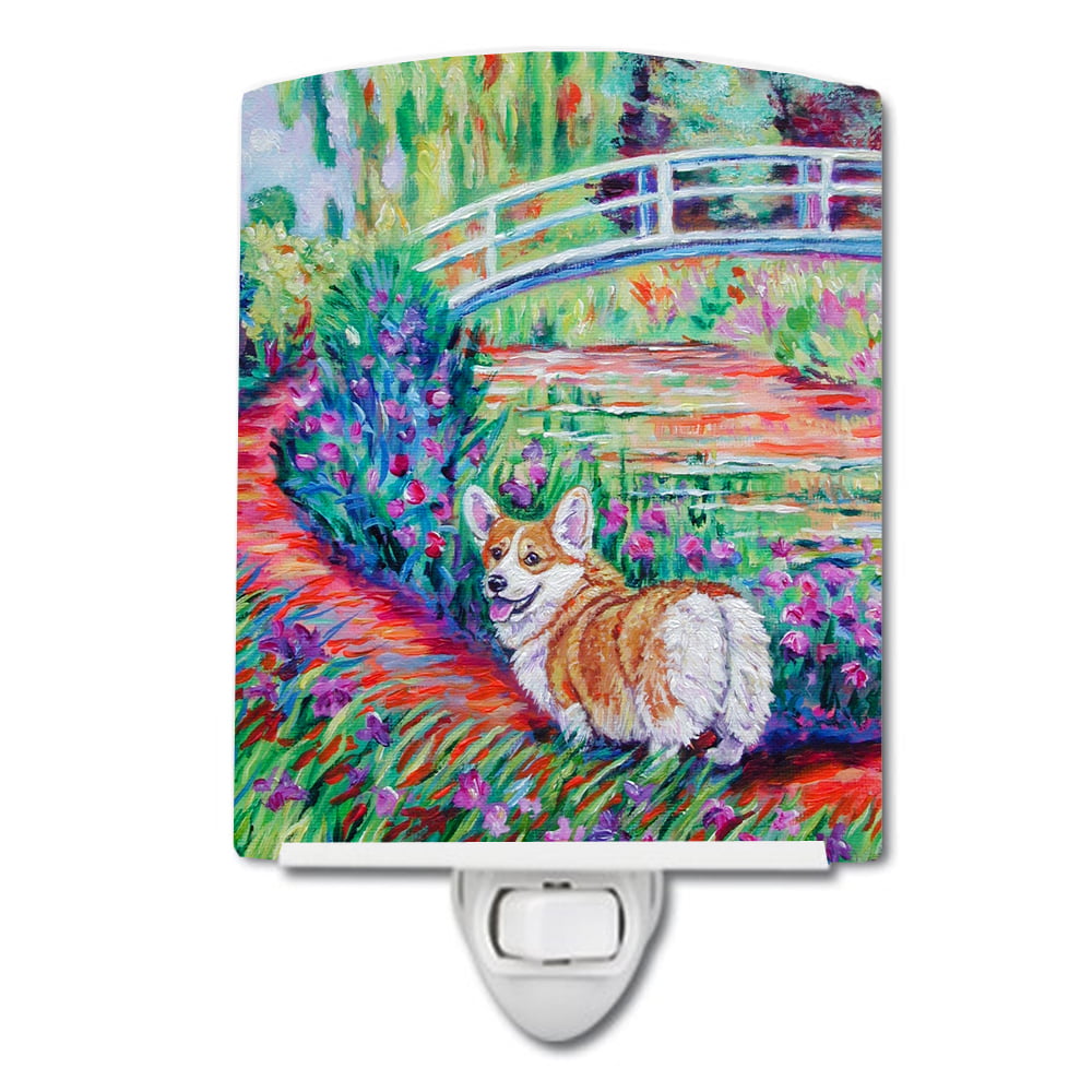 7298CNL Corgi Footbridge Ceramic Night Light