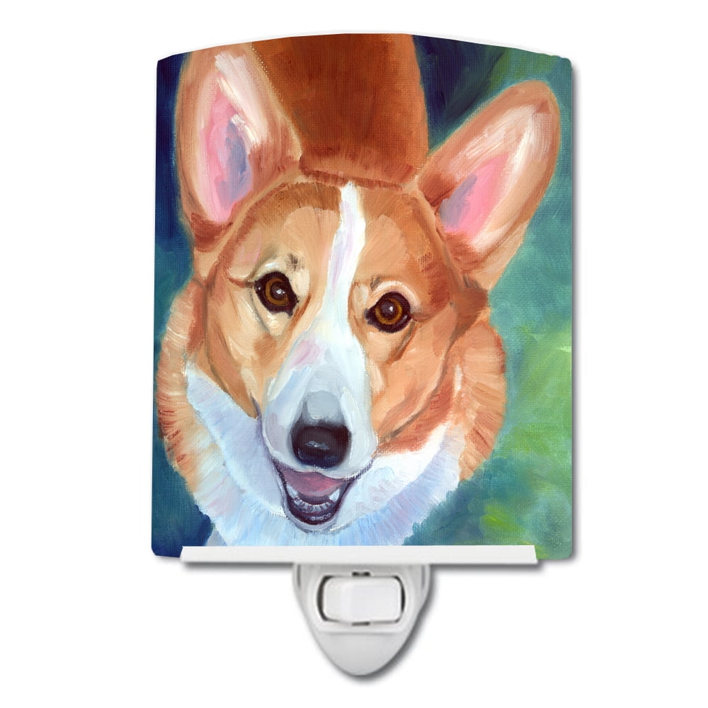 7299CNL Corgi Norton Ceramic Night Light