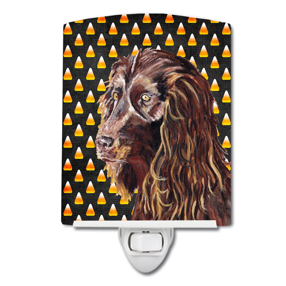SC9532CNL Boykin Spaniel Candy Corn Halloween Ceramic Night Light