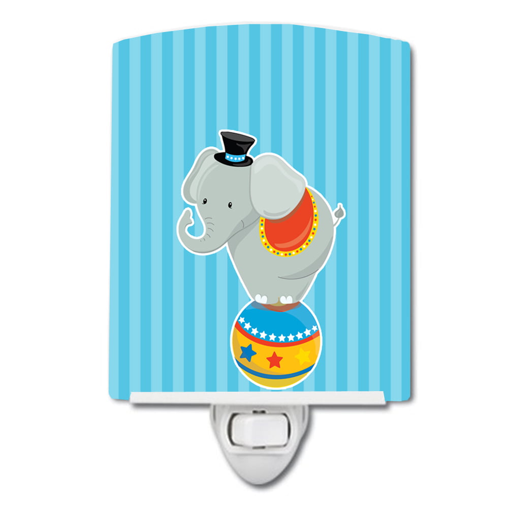 BB8699CNL Circus Elephant Ceramic Night Light