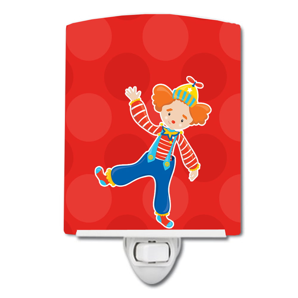 BB8701CNL Circus Clown Ceramic Night Light
