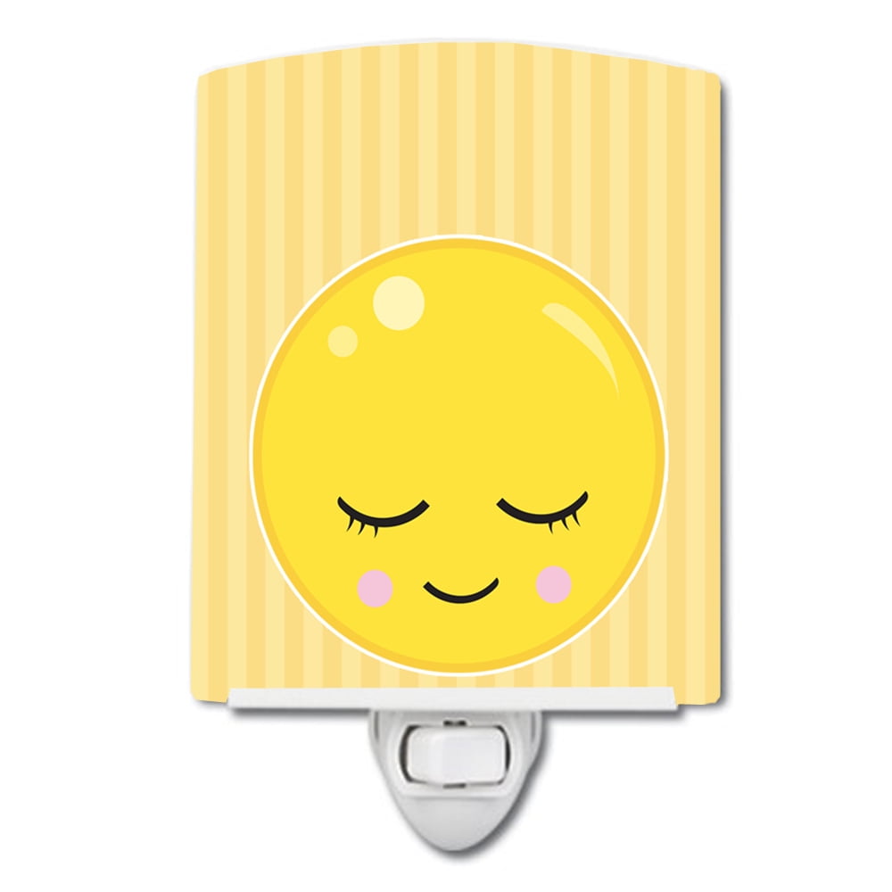 BB8737CNL Bashful Face Ceramic Night Light
