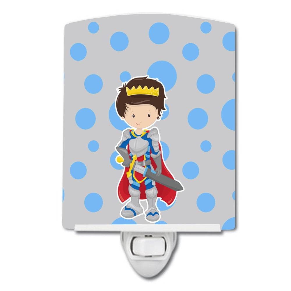 BB8743CNL Brunette Boy Knight Ceramic Night Light
