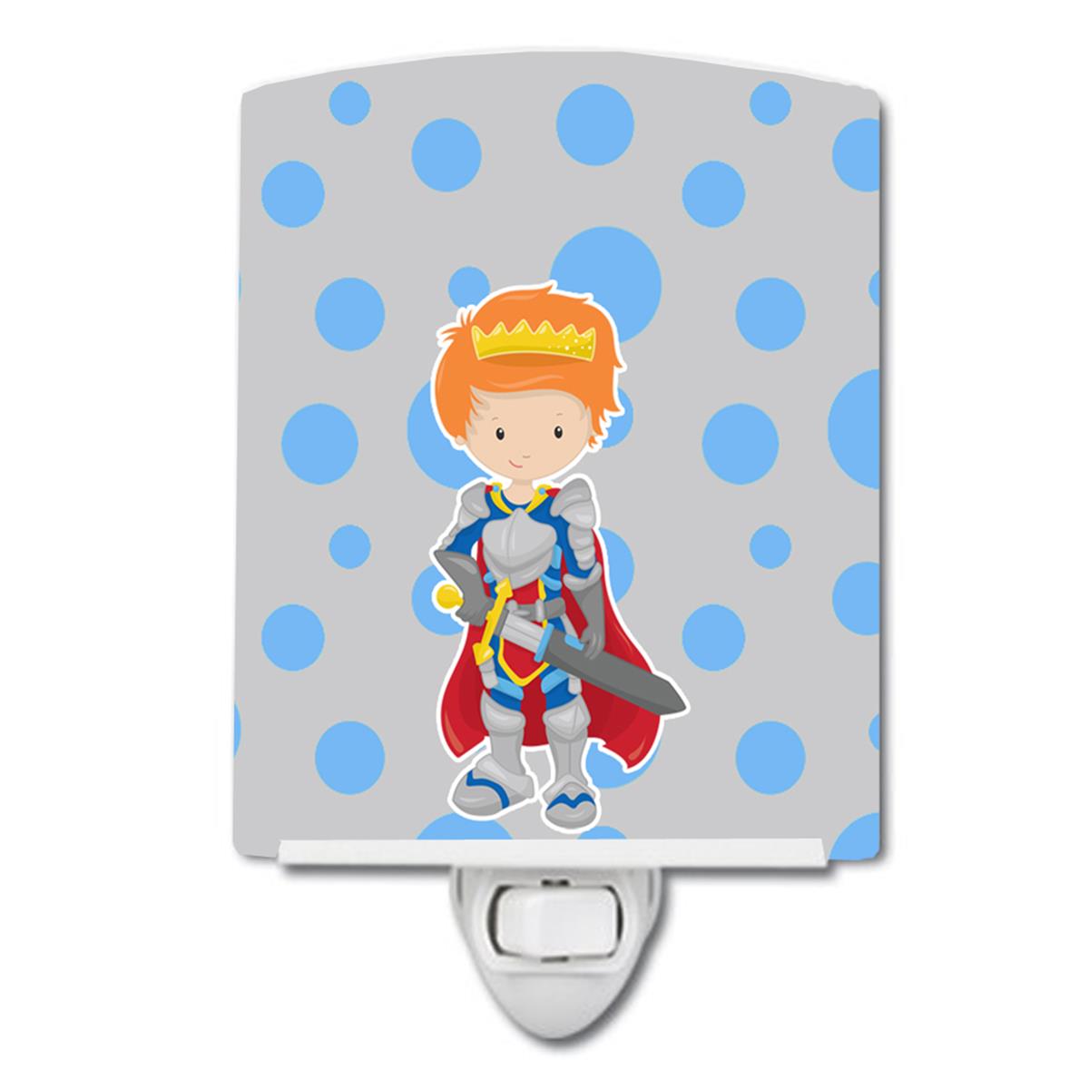 BB8744CNL Ginger Boy Knight Ceramic Night Light