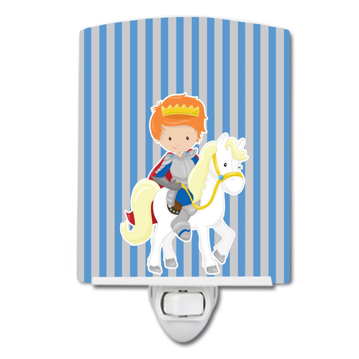 BB8748CNL Ginger Boy Prince on Horse No.2 Ceramic Night Light