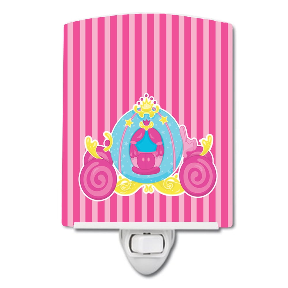 BB8758CNL Princess Carriage Ceramic Night Light