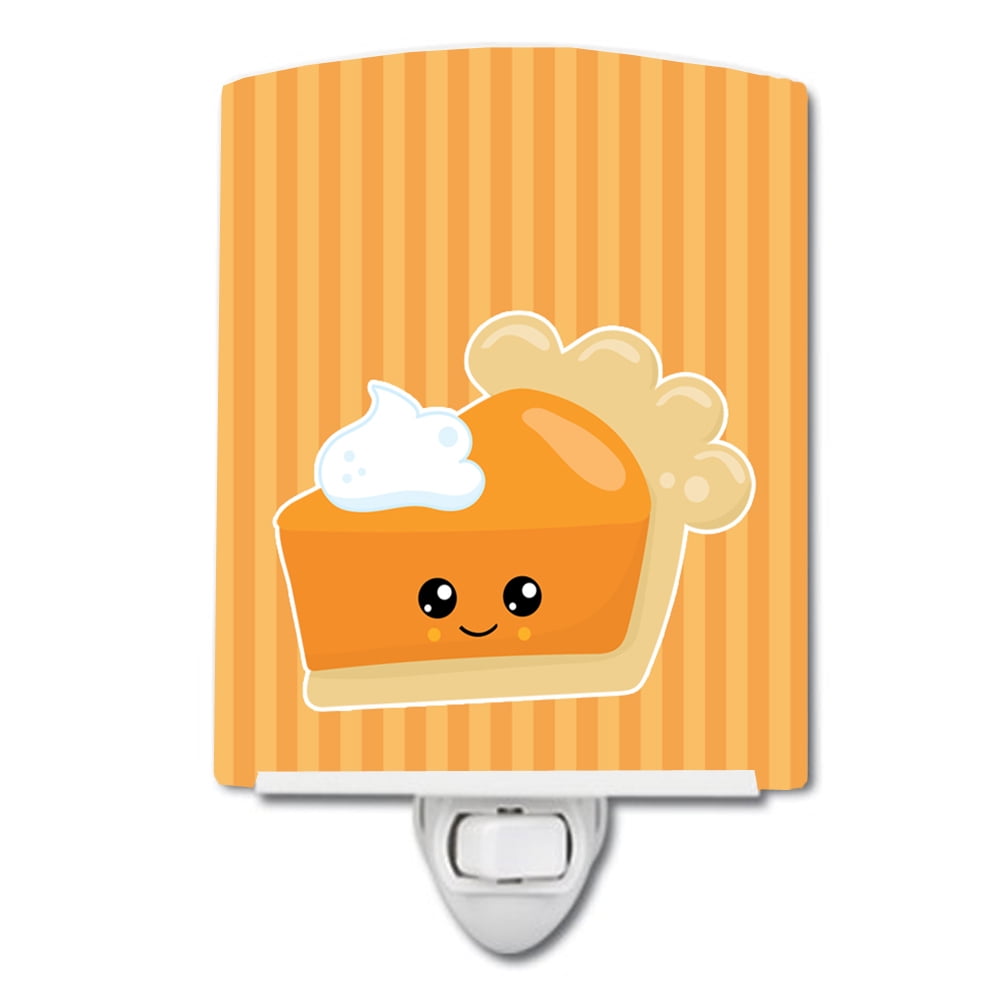 BB8764CNL Fall Pumpkin Pie Ceramic Night Light