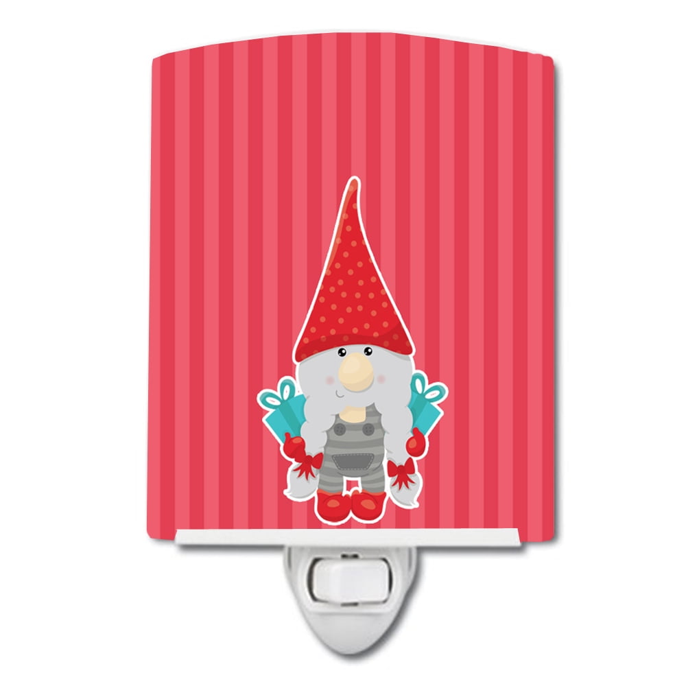 BB8781CNL Merry Christmas Gnome Ceramic Night Light