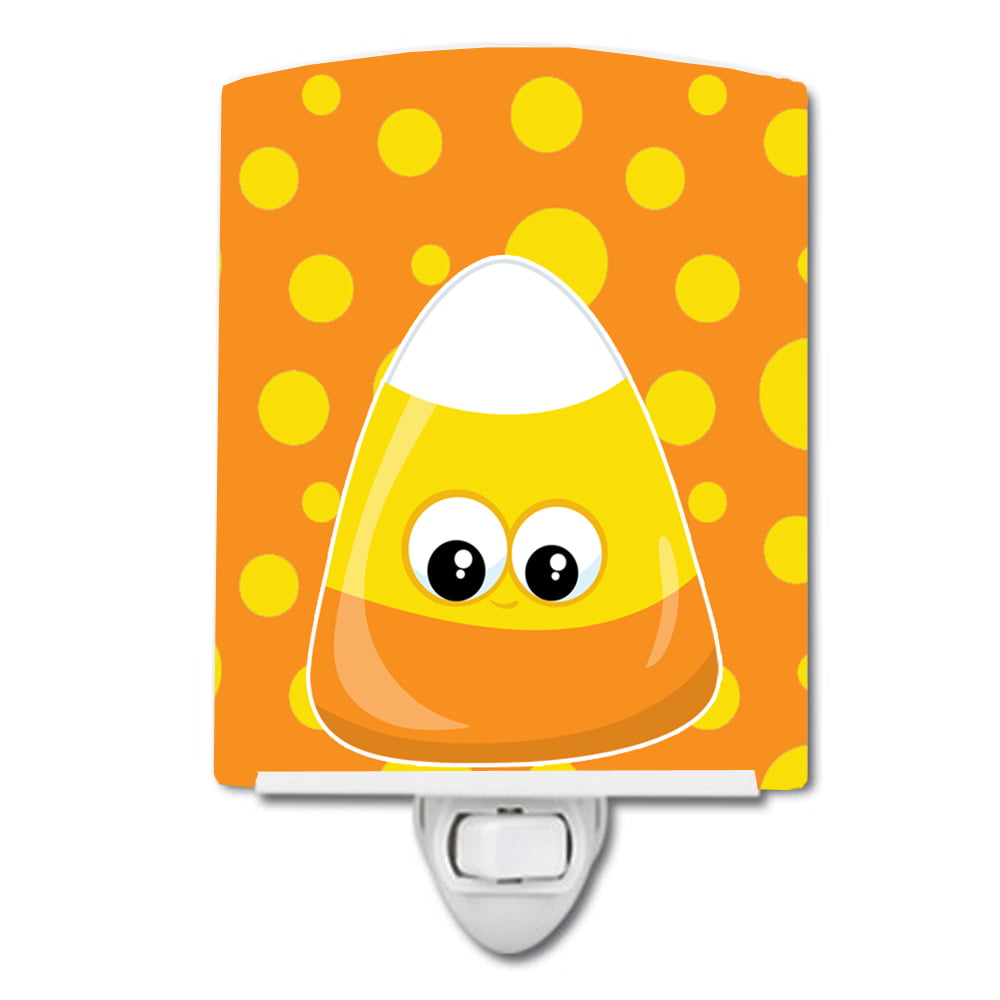 BB8791CNL Halloween Candy Corn Ceramic Night Light
