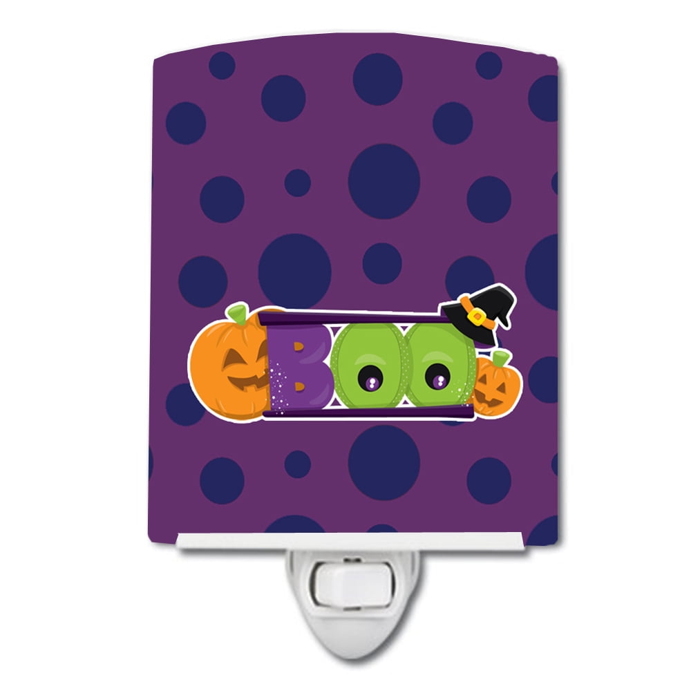Halloween Boo Ceramic Night Light