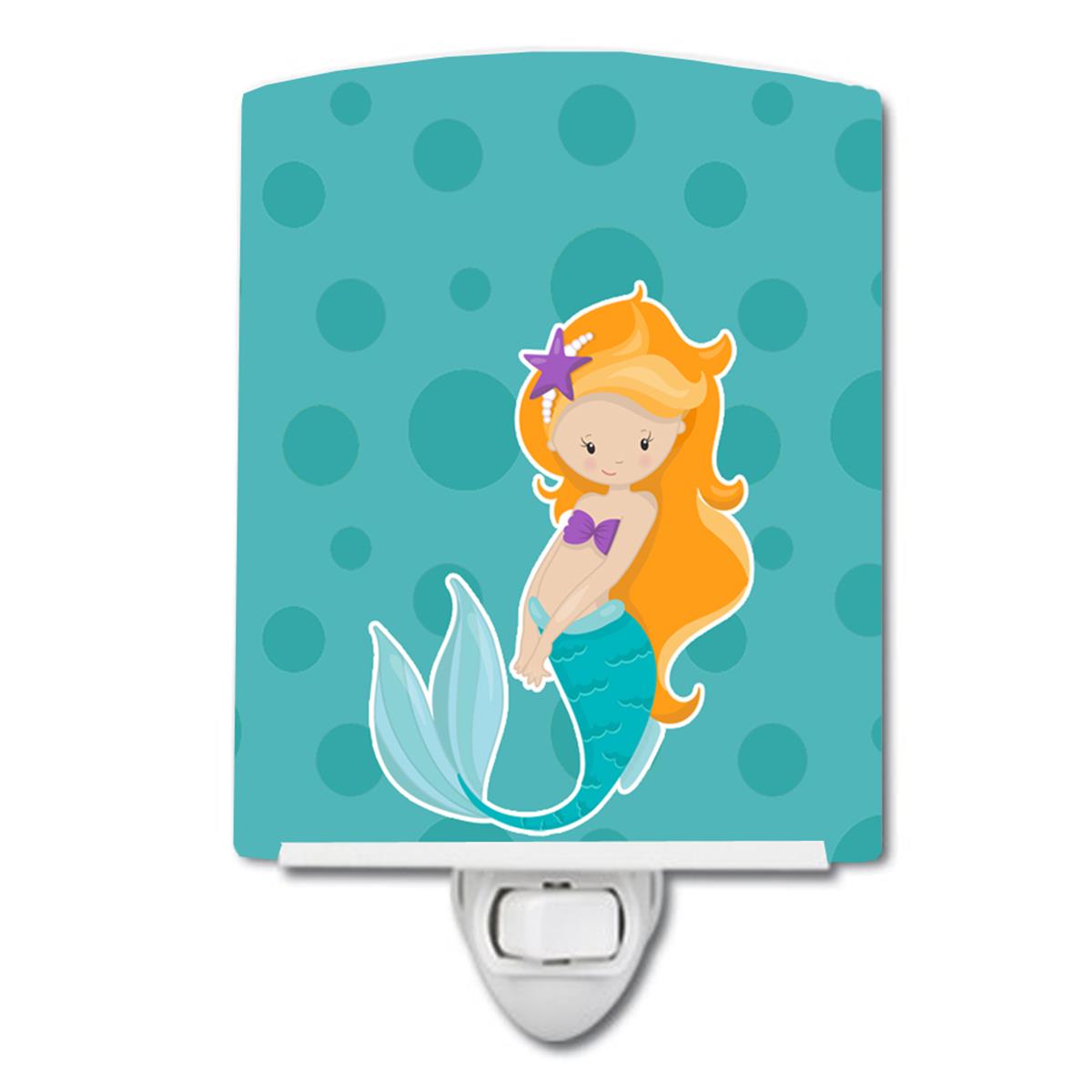 BB8823CNL Beach Mermaid Ginger Ceramic Night Light