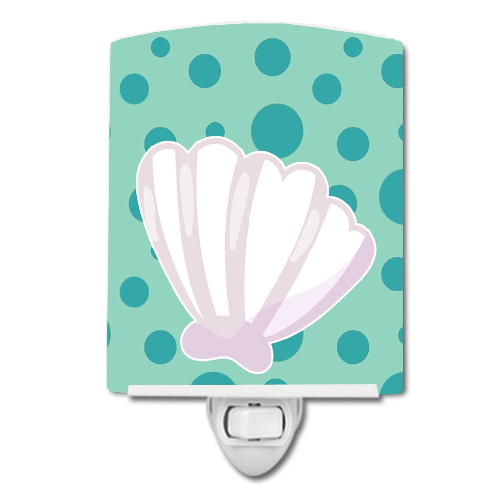 BB8840CNL Beach Scallop Shell Ceramic Night Light