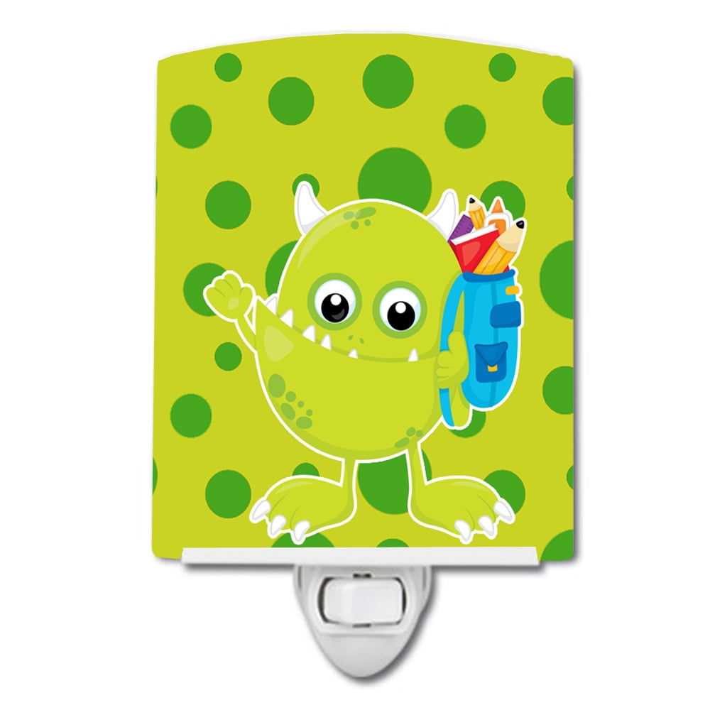 Monster Green Ceramic Night Light