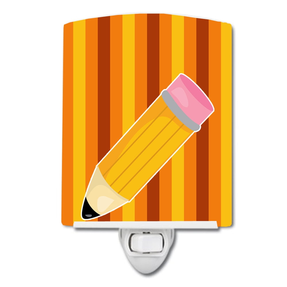 BB8869CNL Back to School Pencil Ceramic Night Light