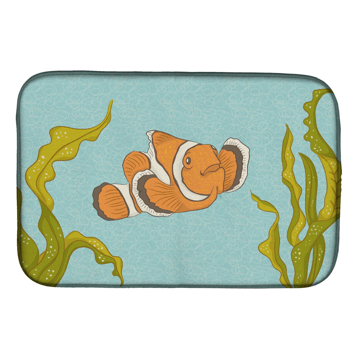 Clown Fish Dish Drying Mat