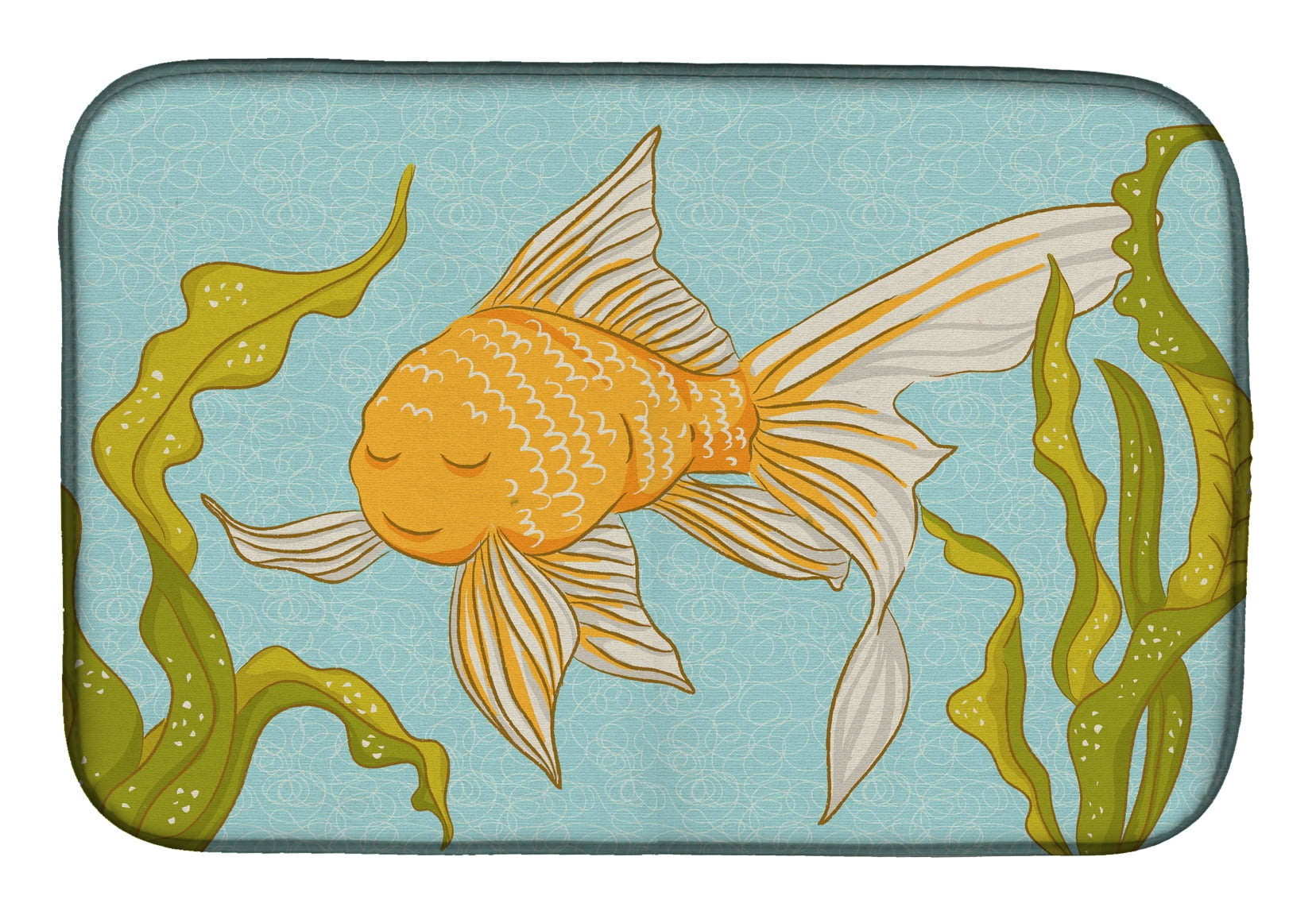 BB8544DDM Gold Fish Dish Drying Mat