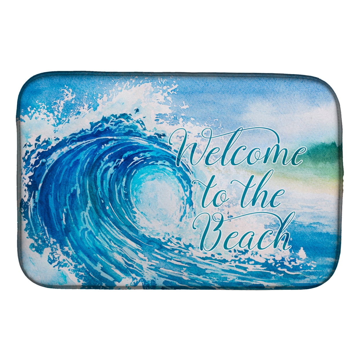 BB8529DDM Wave Welcome Dish Drying Mat