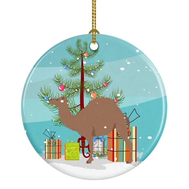 F1 Hybrid Camel Christmas Ceramic Ornament