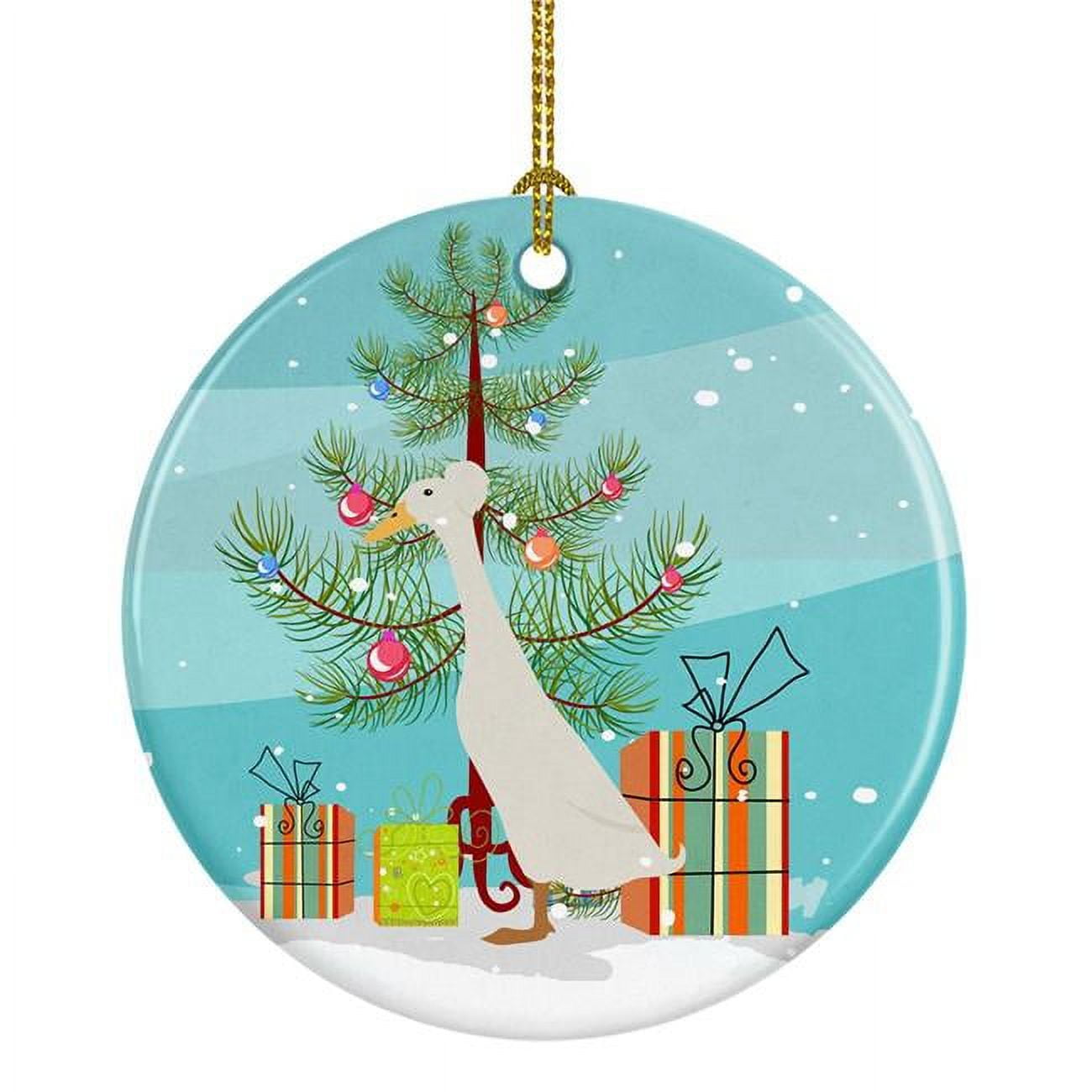 Bali Duck Christmas Ceramic Ornament