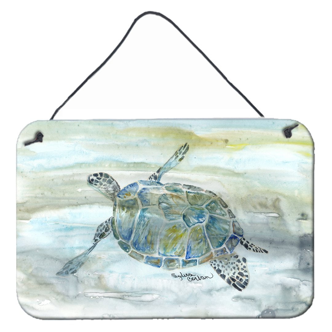 Sea Turtle Watercolor Wall or Door Hanging Prints