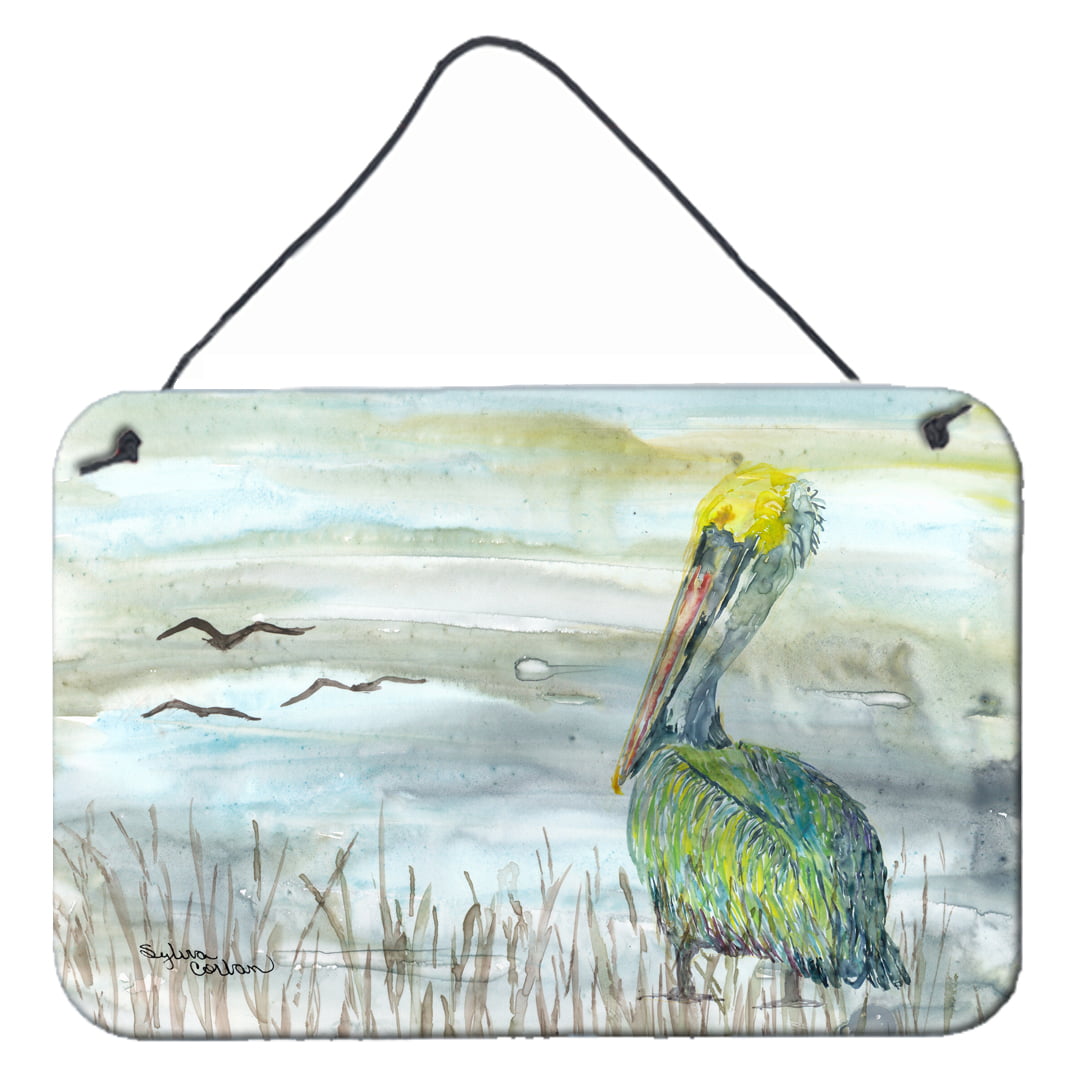 Pelican Watercolor Wall or Door Hanging Prints
