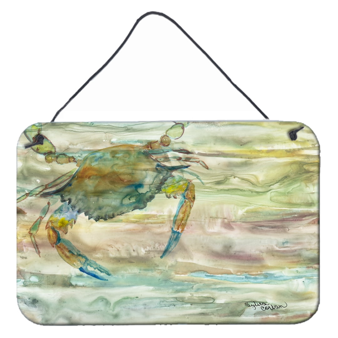 Blue Crab Sunset Wall or Door Hanging Prints