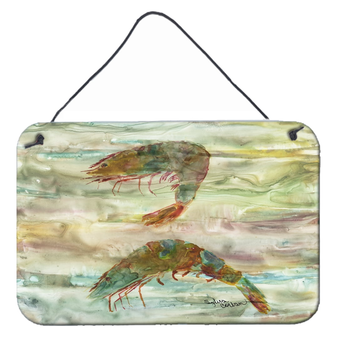 Shrimp Sunset Wall or Door Hanging Prints