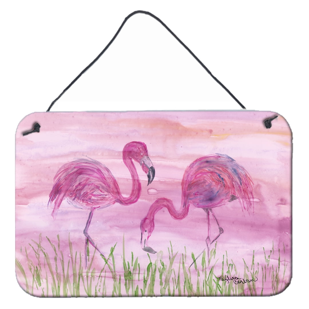 Flamingos Wall or Door Hanging Prints