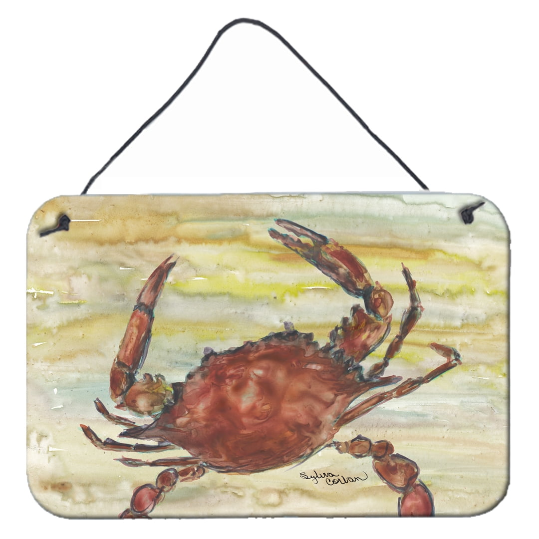 Cooked Crab Yellow Sky Wall or Door Hanging Prints