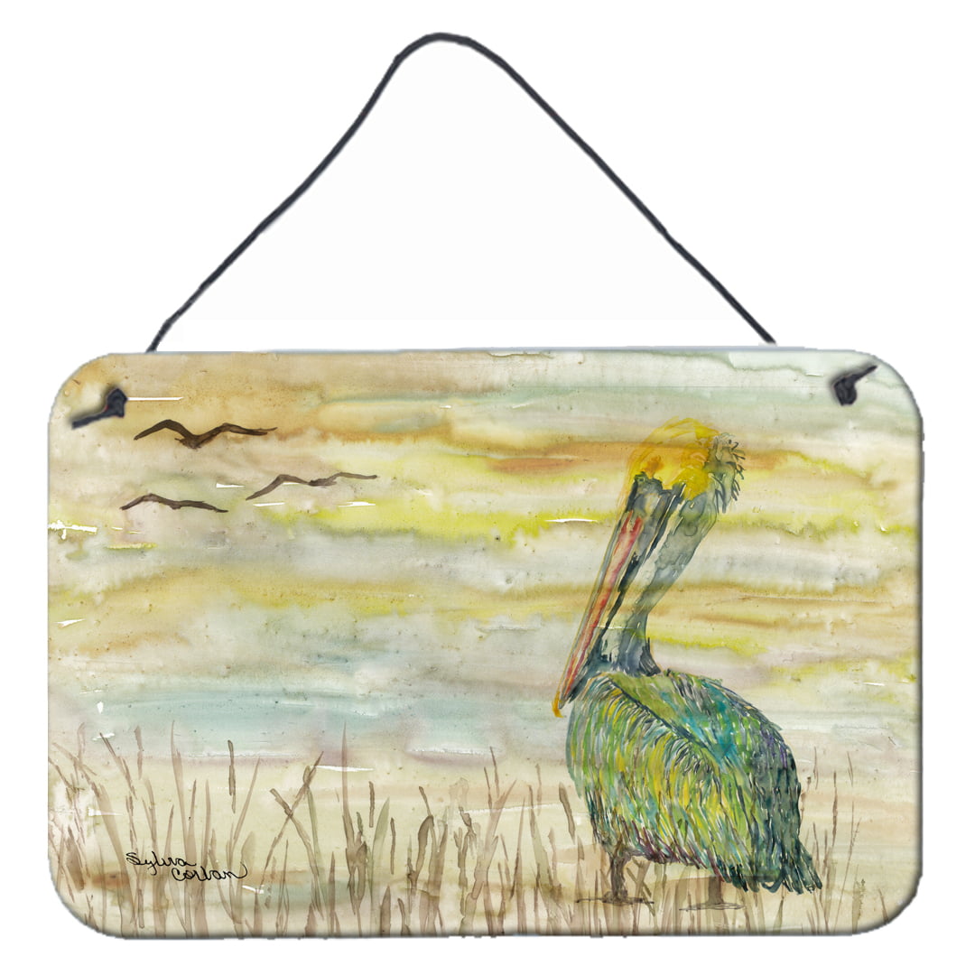Pelican Yellow Sky Wall or Door Hanging Prints