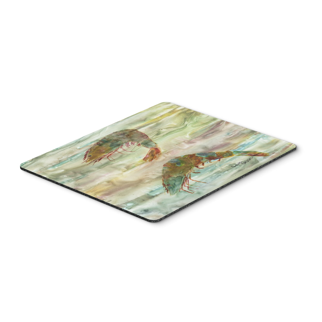 SC2014MP Shrimp Sunset Mouse Pad, Hot Pad or Trivet