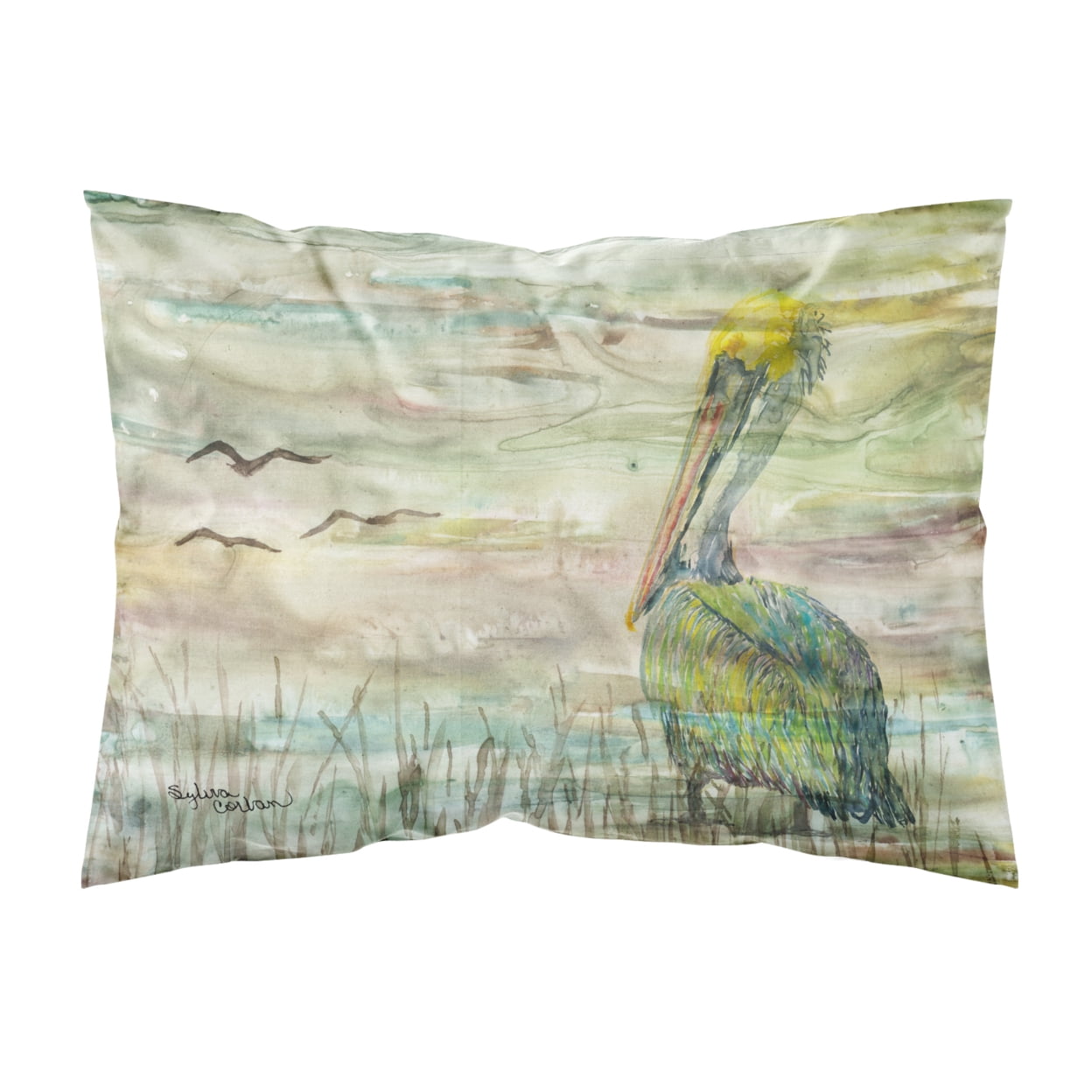 SC2012PILLOWCASE Pelican Sunset Fabric Standard Pillowcase