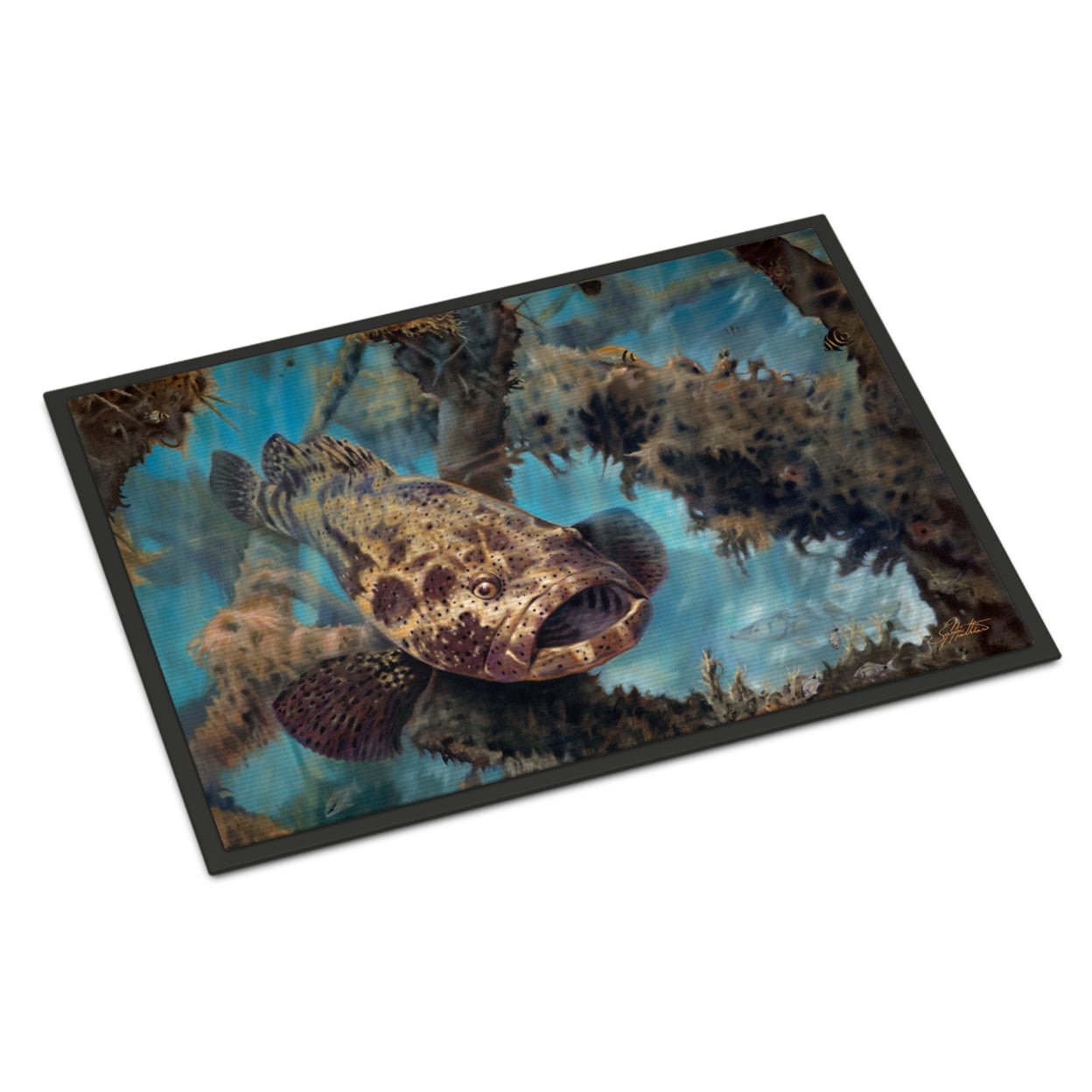 JMA2003JMAT 24 x 36 in. Golden Goliath Grouper Indoor or Outdoor Mat