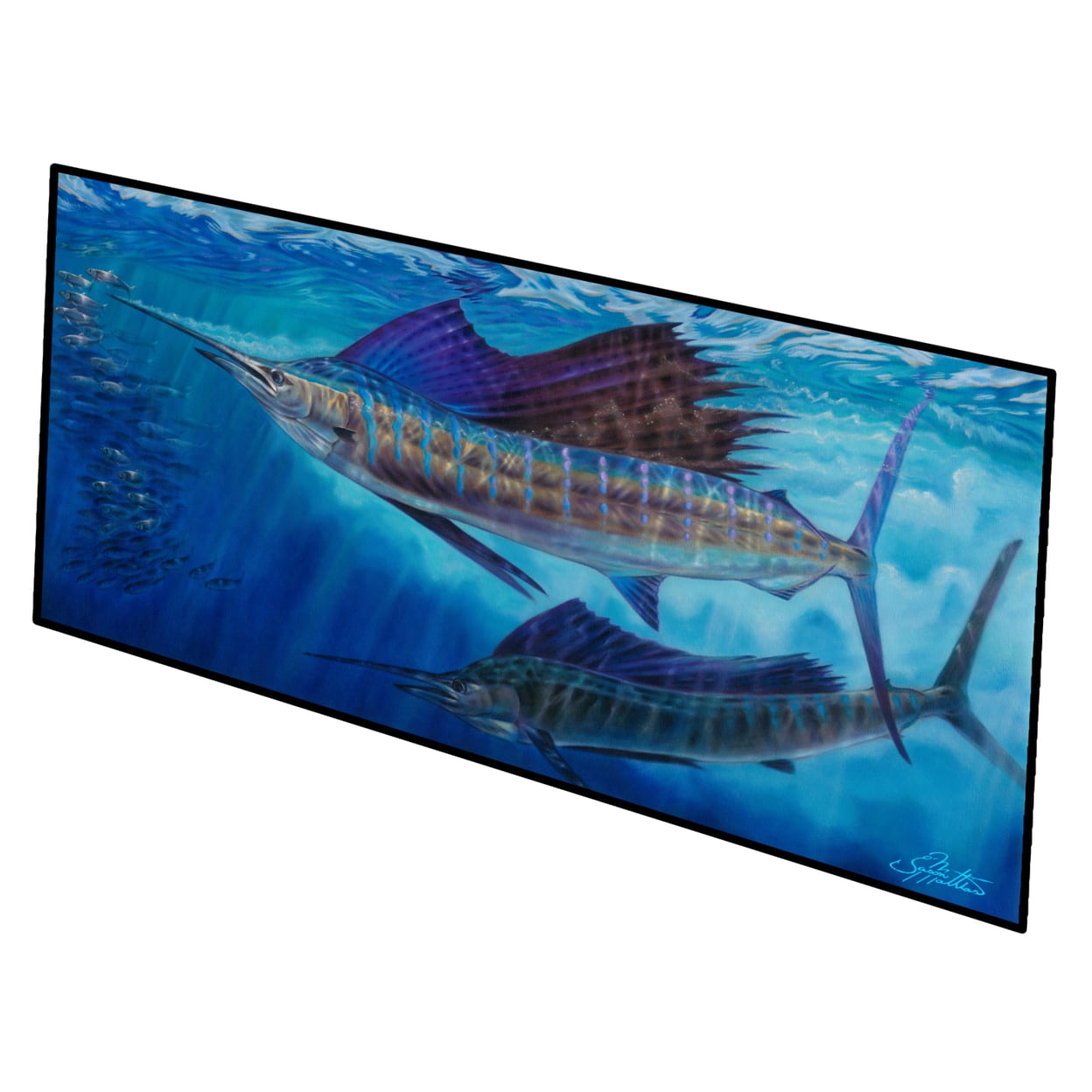 28 x 58 in. Wide Open Sailfish Indoor or Outdoor Runner Mat