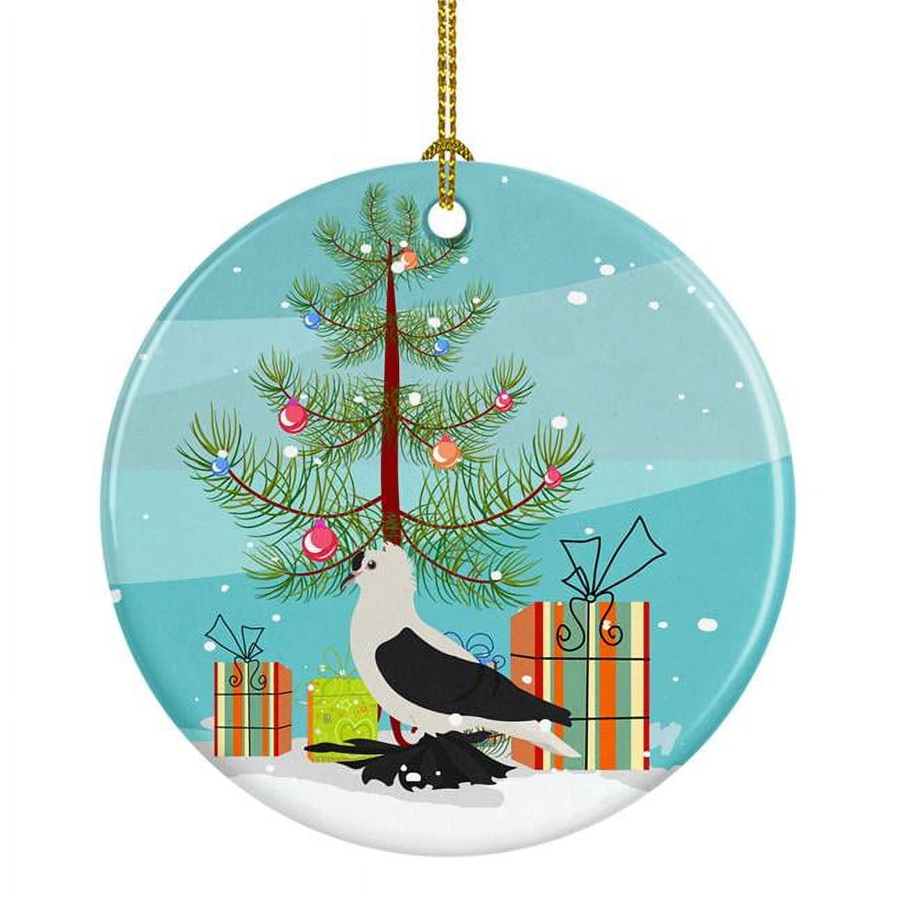 Saxon Fairy Swallow Pigeon Christmas Ceramic Ornament