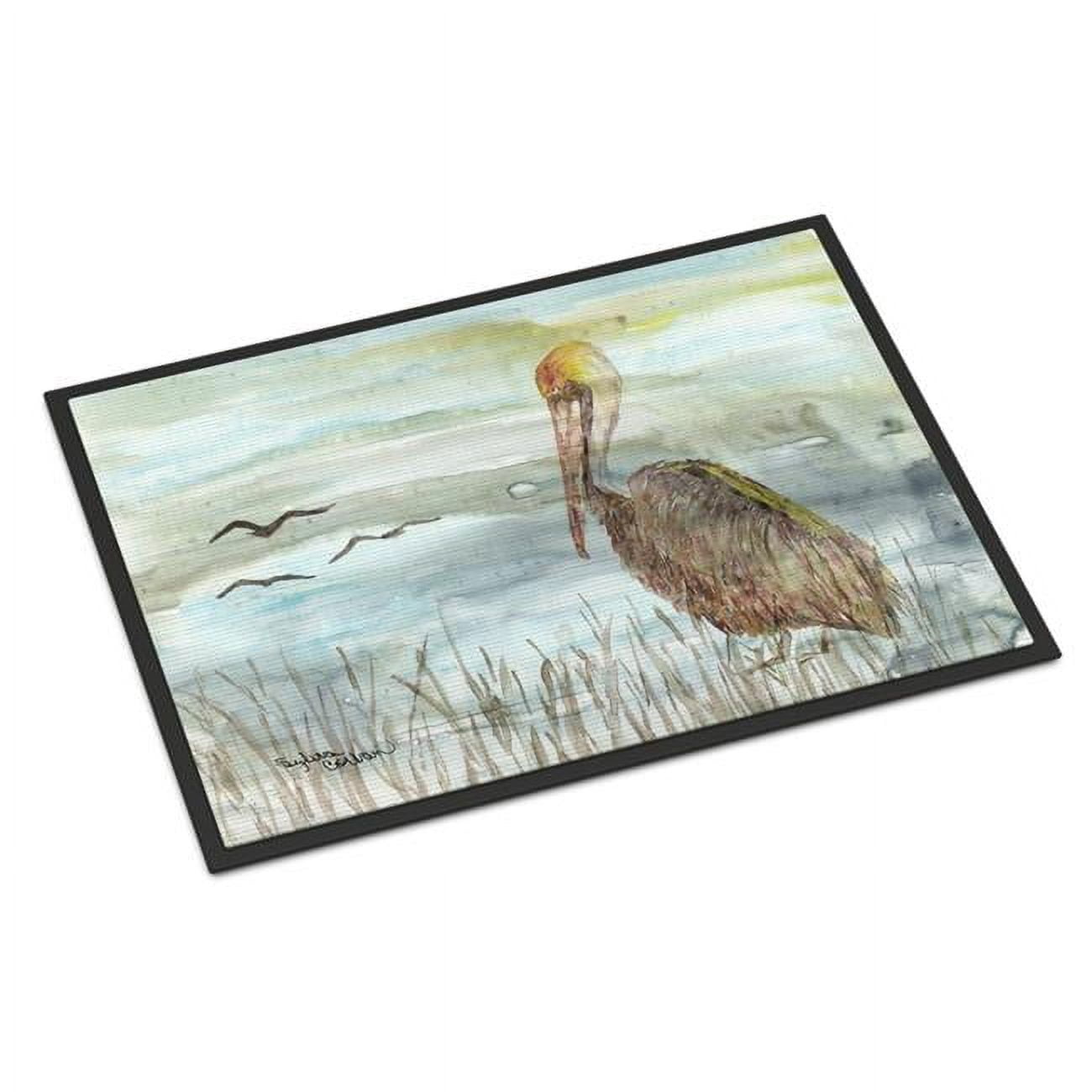 Carolines Treasures SC2009JMAT 24 x 36 in. Brown Pelican Watercolor Indoor or Outdoor Mat