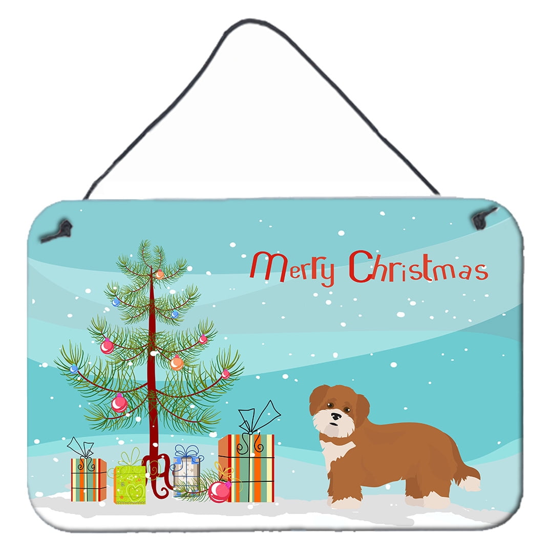 Shorkie No.2 Christmas Tree Wall or Door Hanging Prints