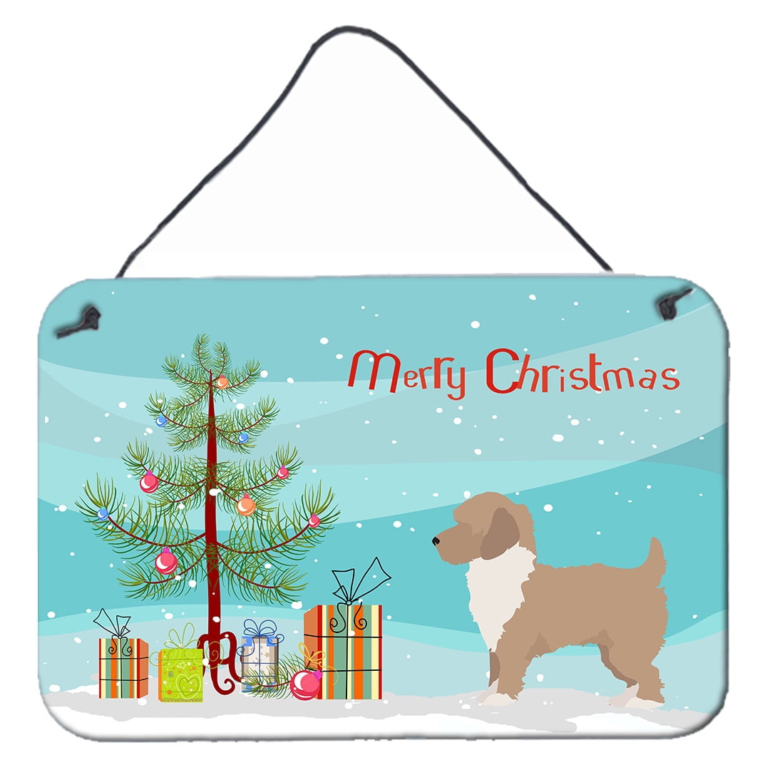 Yorkiepoo No.2 Christmas Tree Wall or Door Hanging Prints