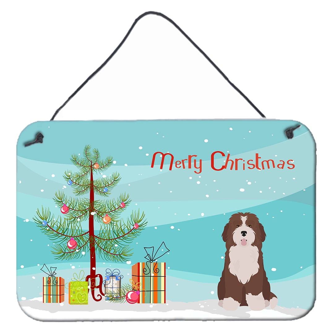 Bernedoodle No.2 Christmas Tree Wall or Door Hanging Prints