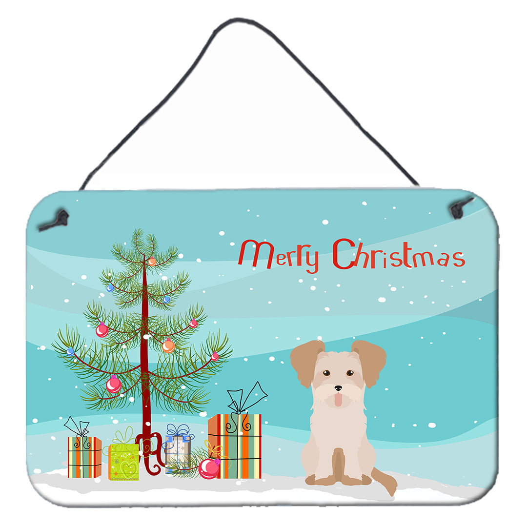Morkie No.3 Christmas Tree Wall or Door Hanging Prints