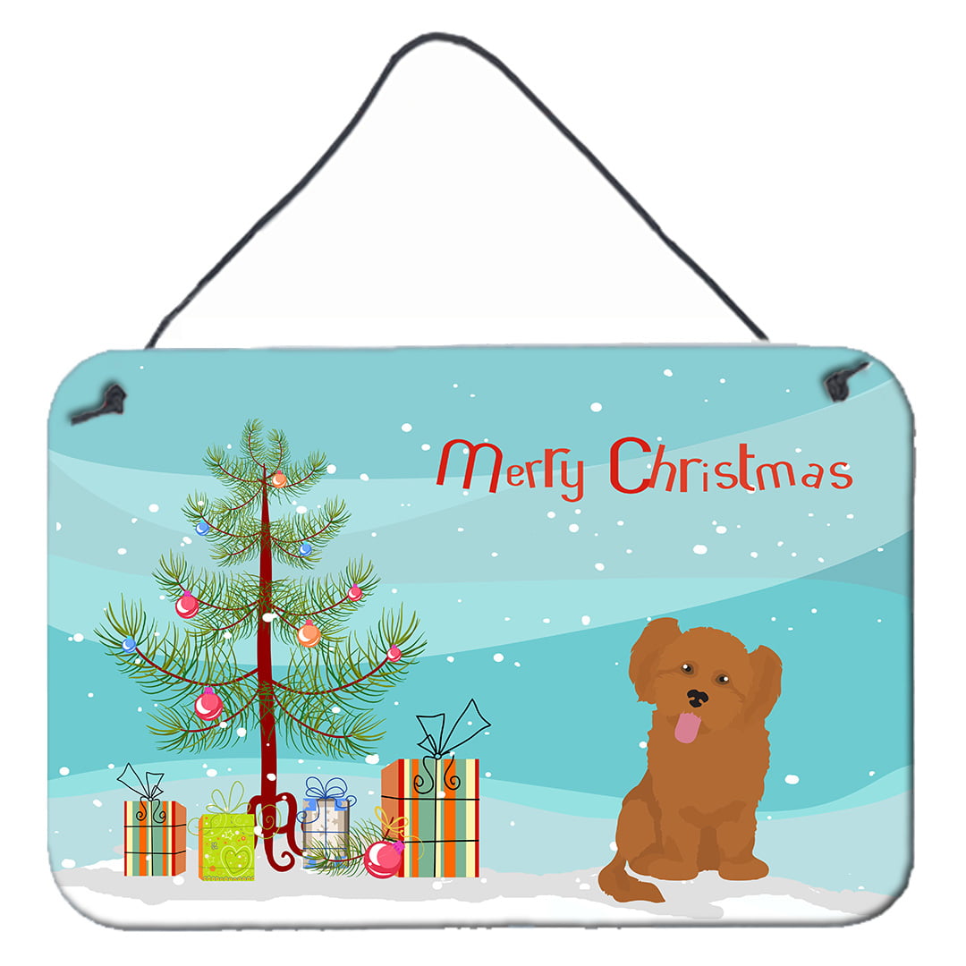 Shih Poo No.3 Christmas Tree Wall or Door Hanging Prints