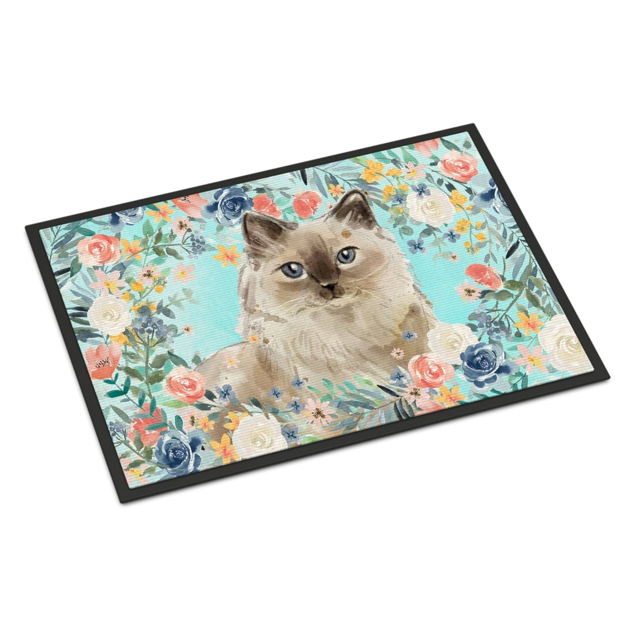 CK3396JMAT 24 x 36 in. Ragdoll Spring Flowers Indoor or Outdoor Mat