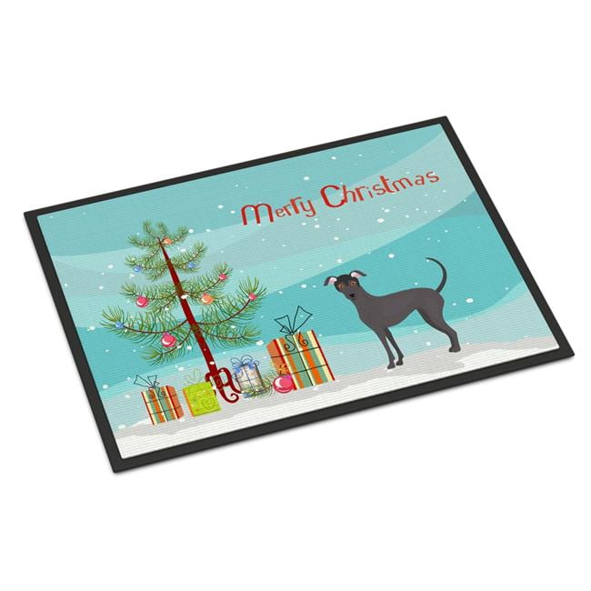 CK3442JMAT 24 x 36 in. Argentine Pila Dog Christmas Tree Indoor or Outdoor Mat