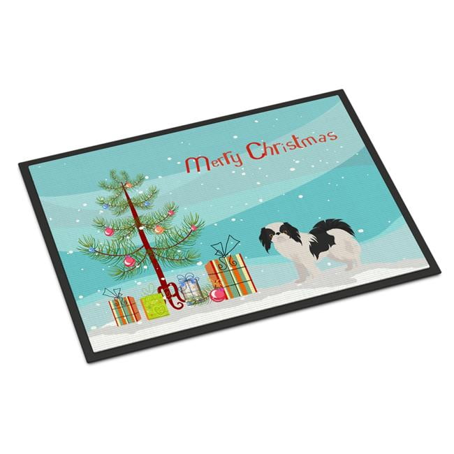 CK3462JMAT 24 x 36 in. Japanese Chin Christmas Tree Indoor or Outdoor Mat